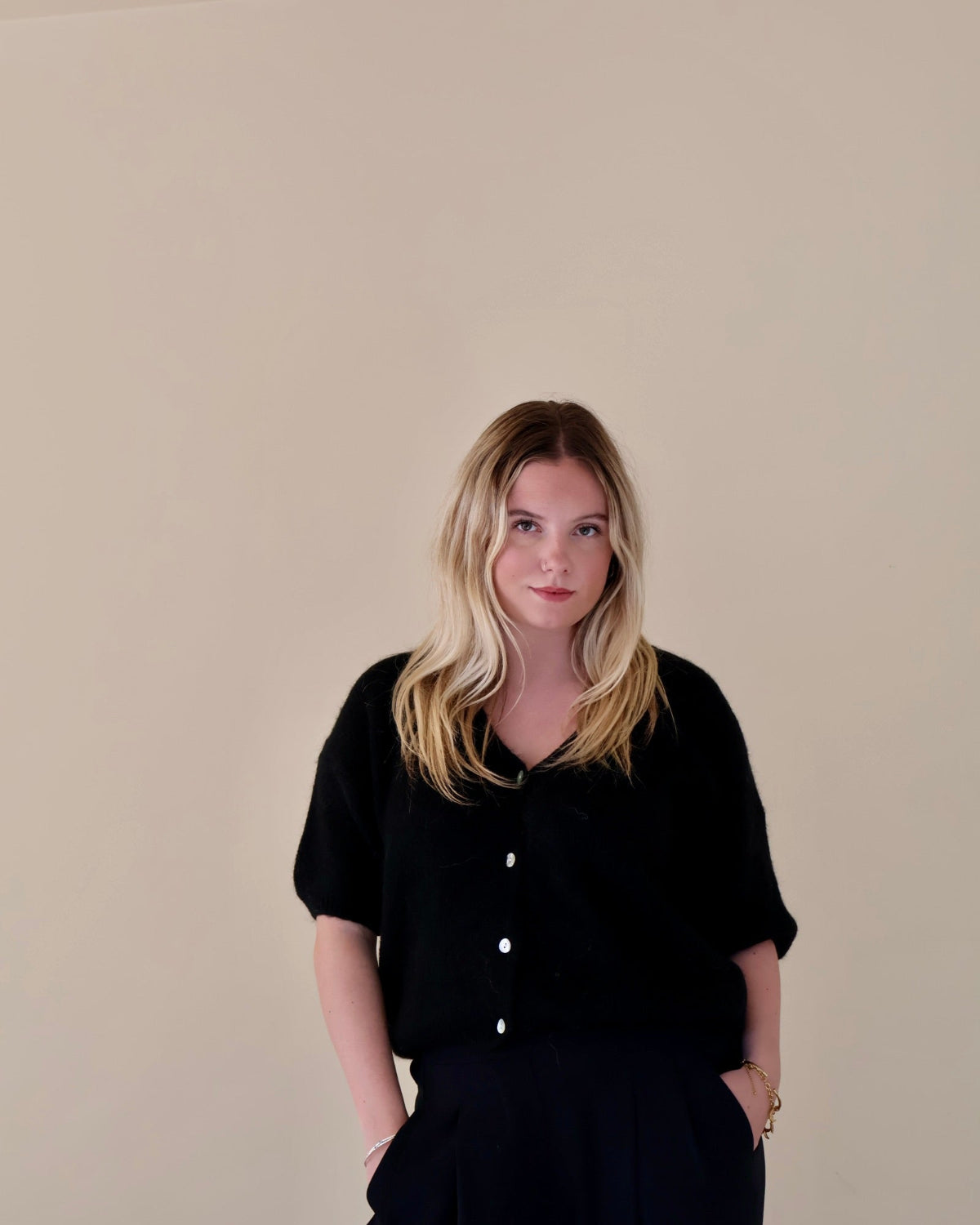 BETTY CARDIGAN - BLACK