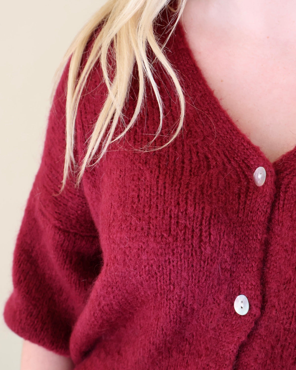 BETTY CARDIGAN - WINE