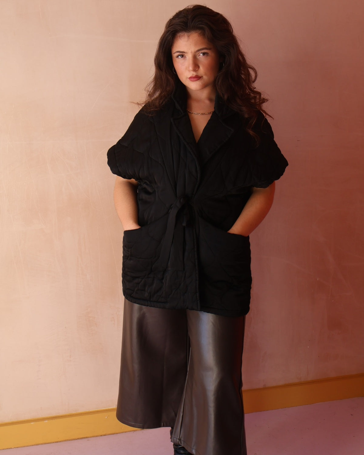 CARLY COAT - BLACK