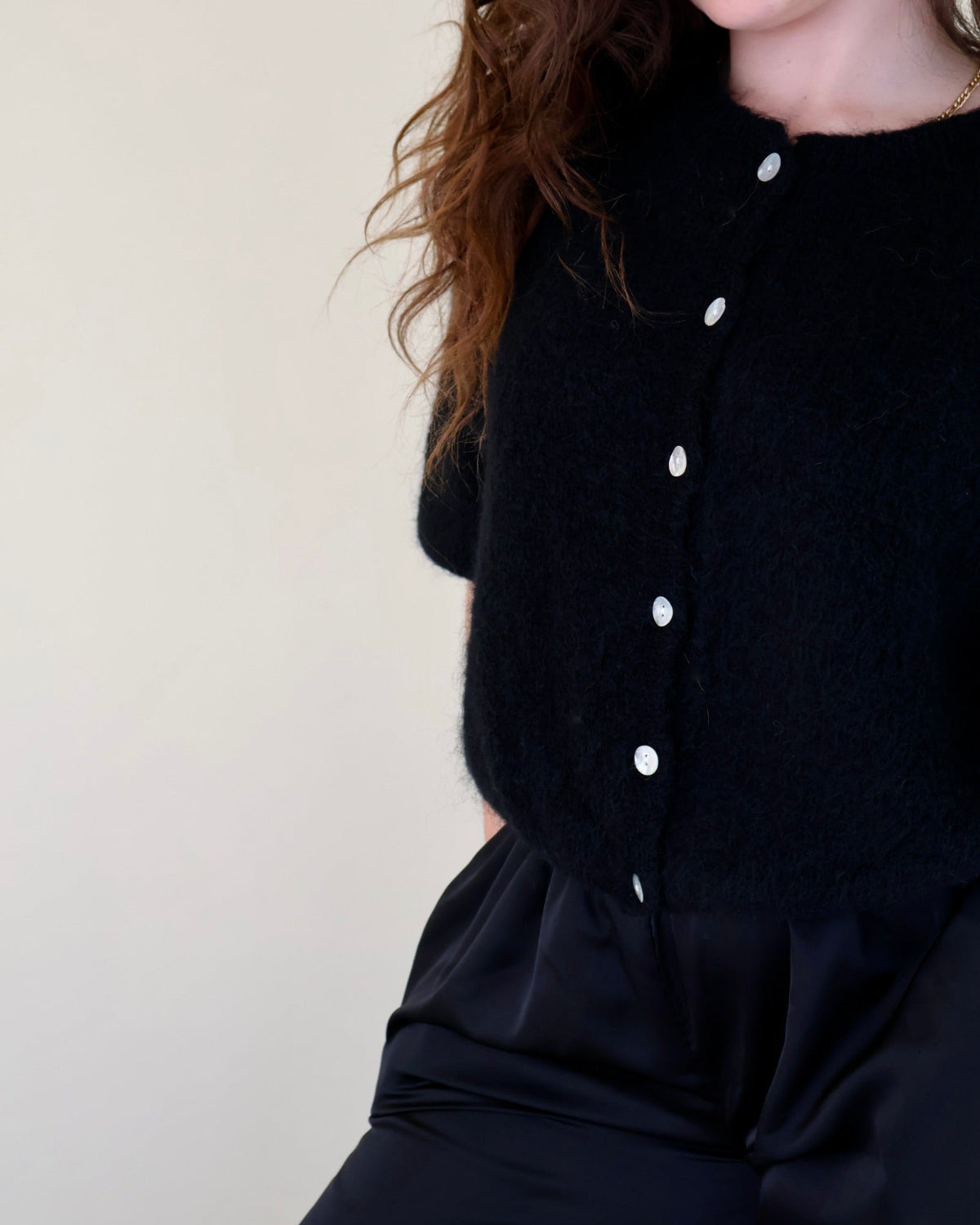 CHLOE CARDIGAN - BLACK