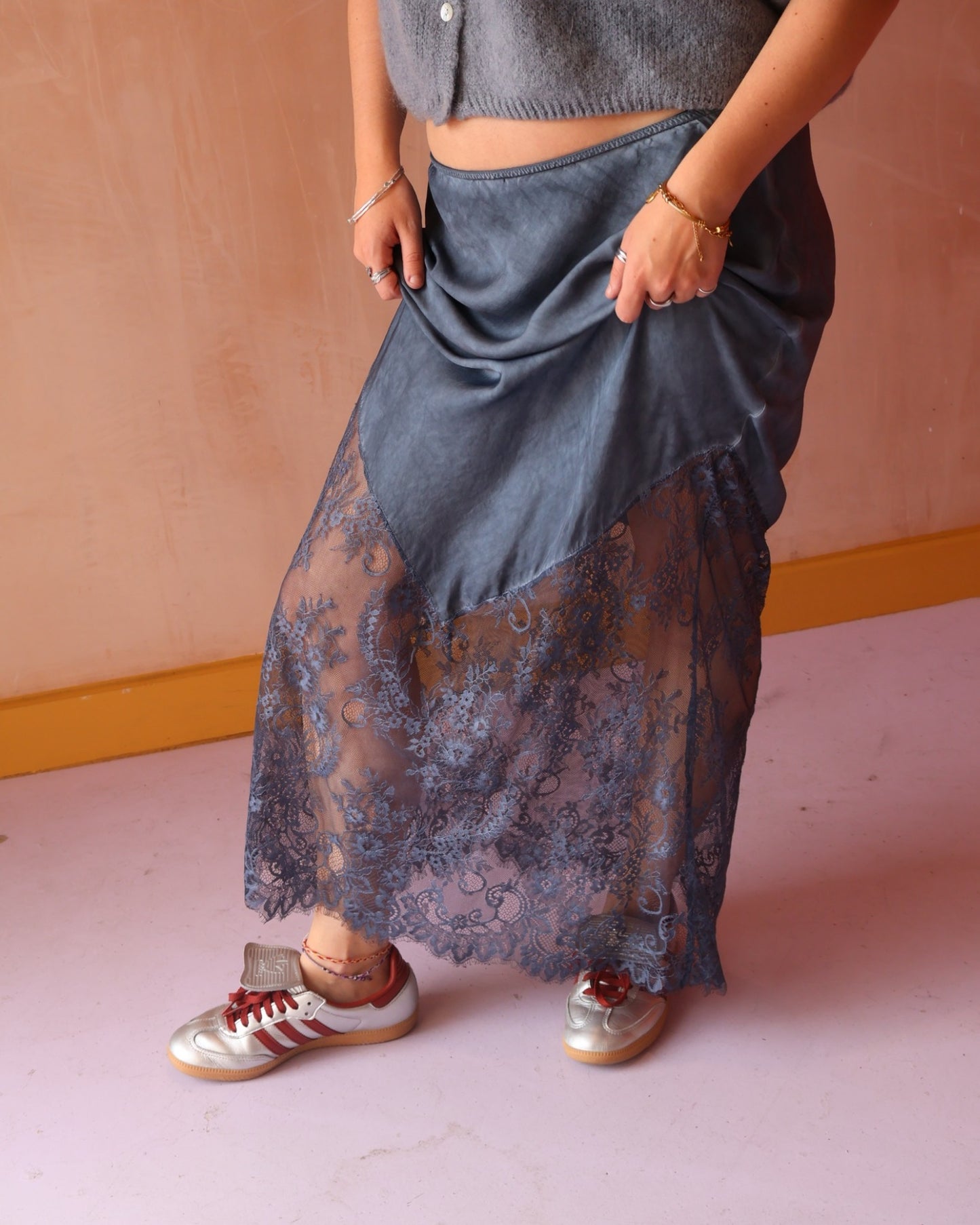 DELILAH SKIRT - MIDNIGHT BLUE