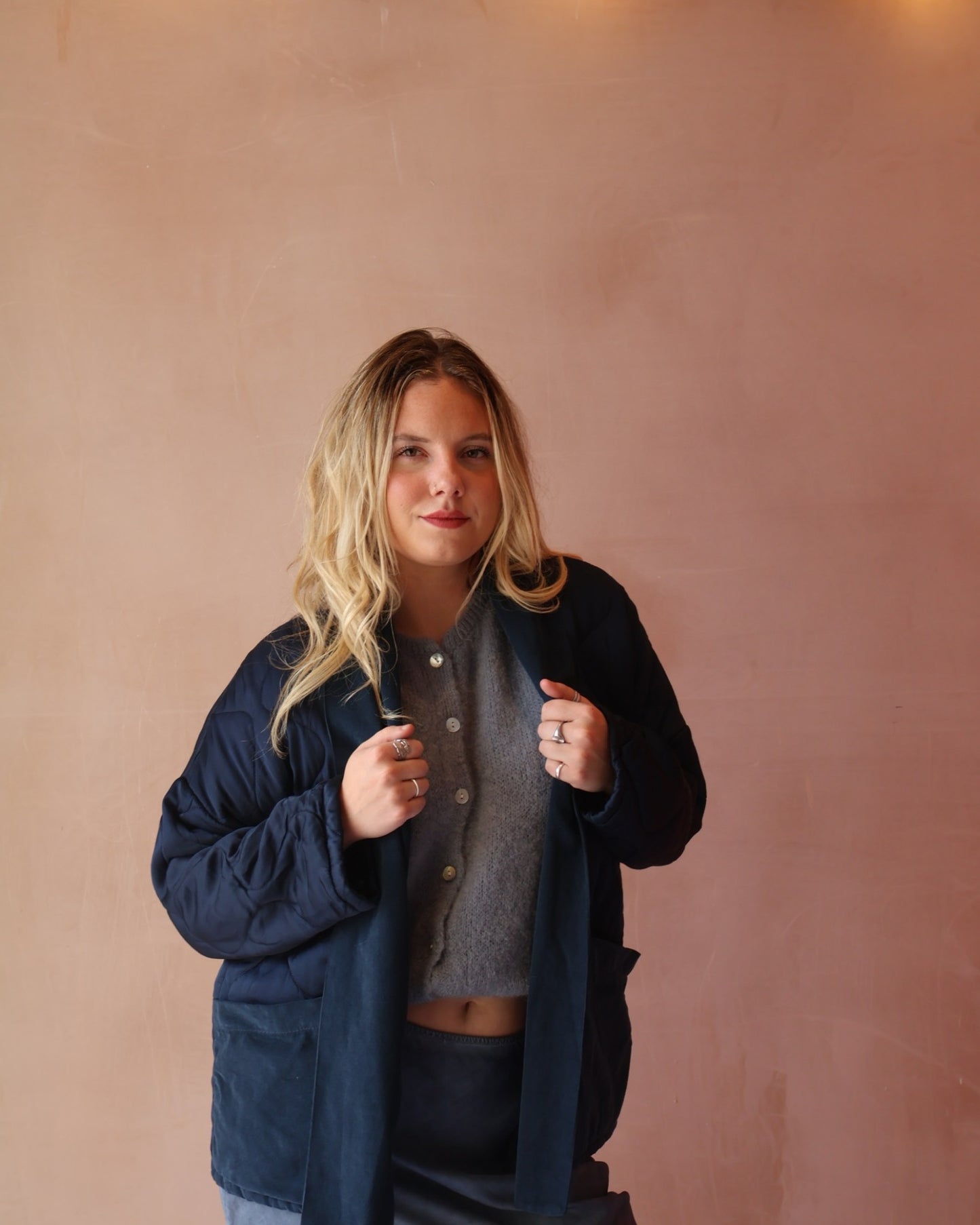 DOTTY JACKET - NAVY