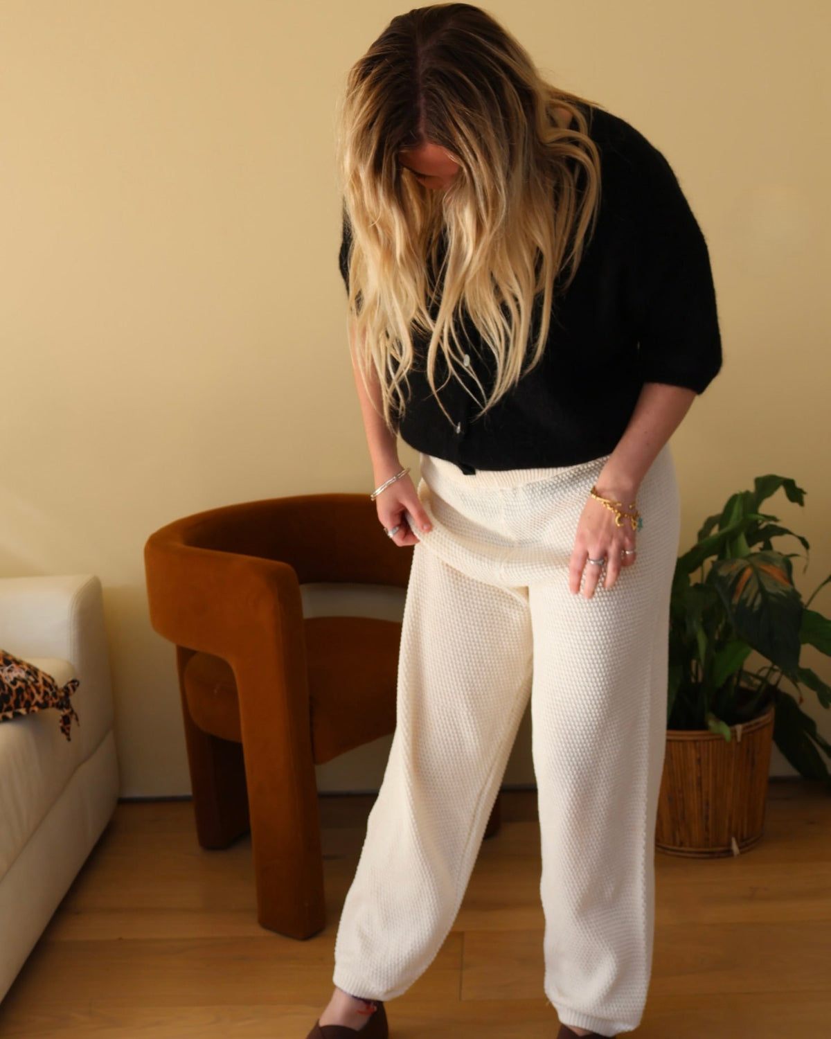 LAYLA JOGGERS - CREAM