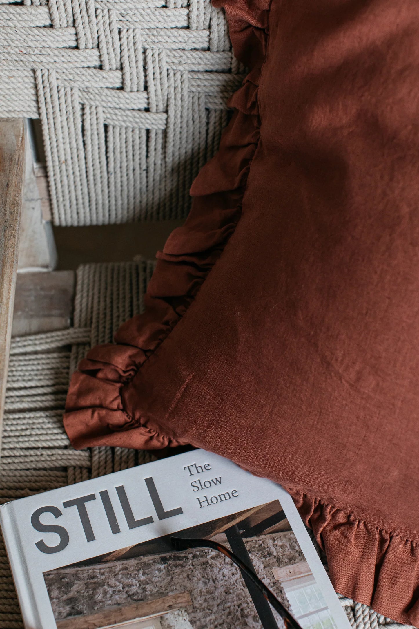 Olivia Ruffle Cushion