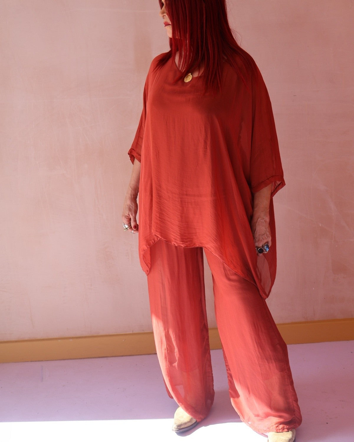 STELLA TROUSER - RUST