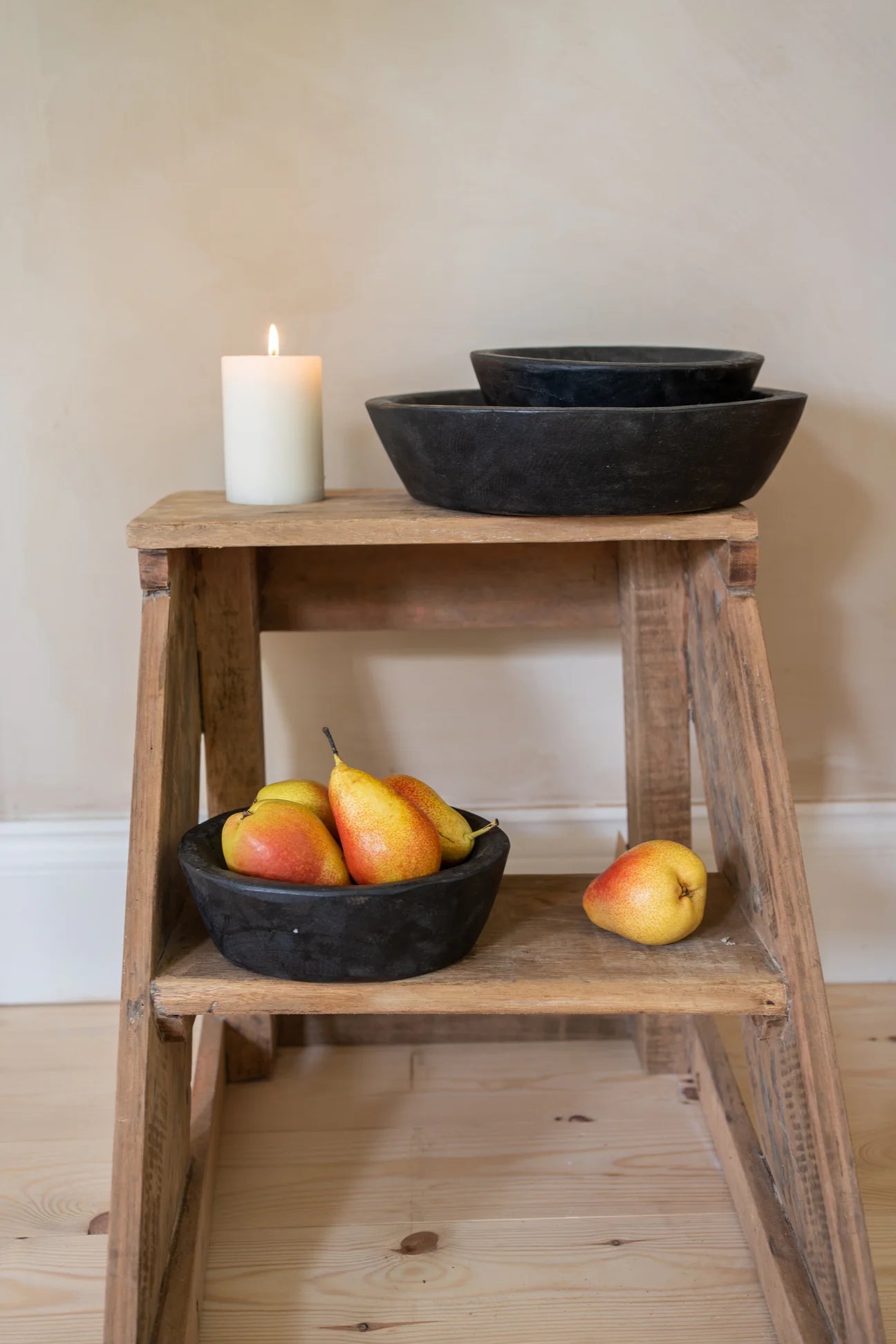 Vintage Wooden Bowl