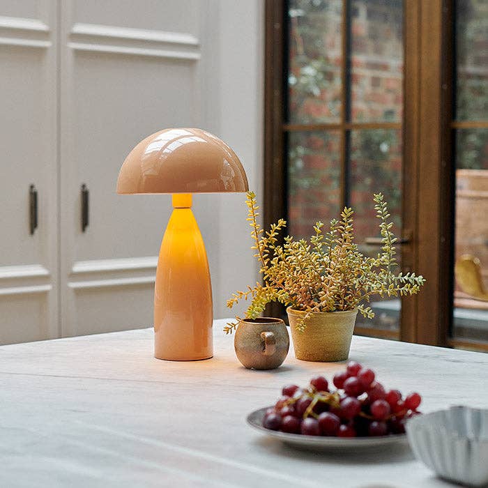 Leoma Table Lamp - Blush - UK Fitting