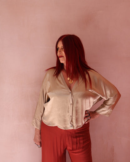 AURORA SATIN CARDI