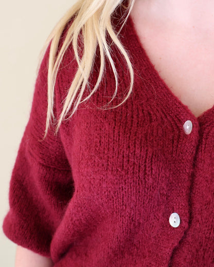 BETTY CARDIGAN - WINE
