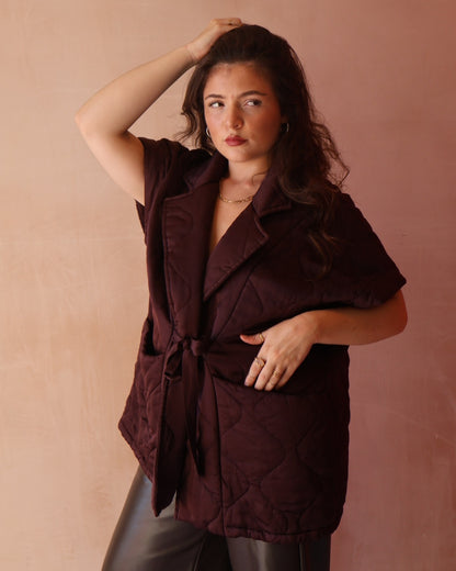 CARLY COAT - WINE