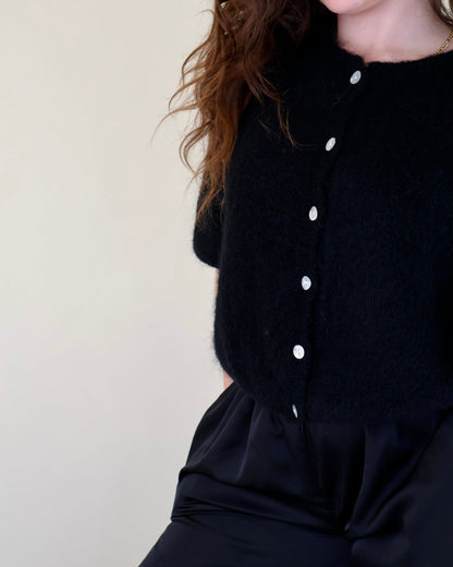 CHLOE CARDIGAN - BLACK