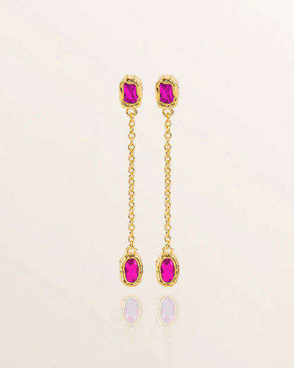 Colour Burst Drop Earrings By Molly Olivia London