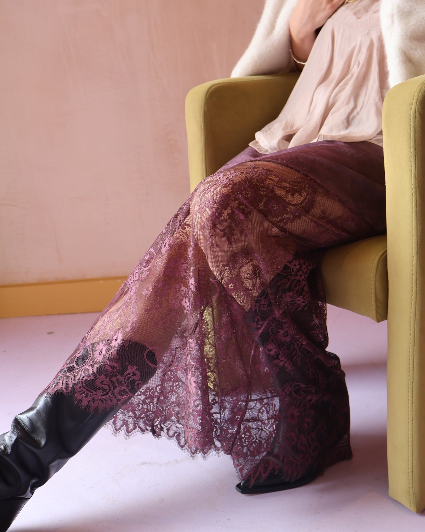 DELILAH SKIRT - PLUM
