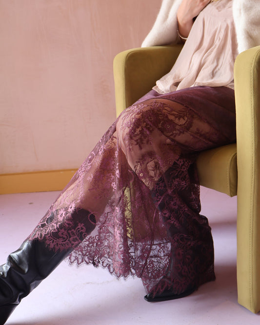 DELILAH SKIRT - PLUM