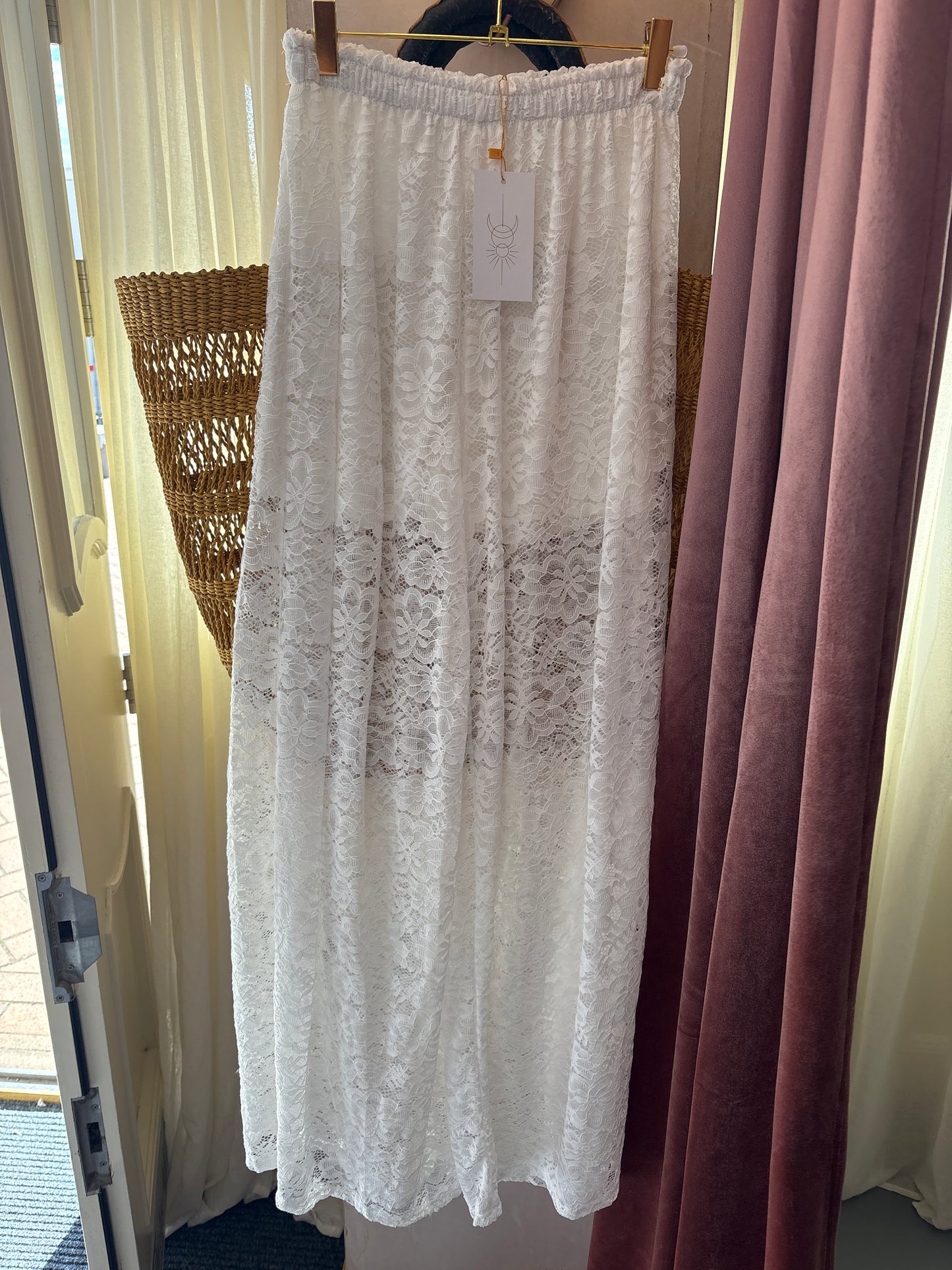 LACEY TROUSER - WHITE