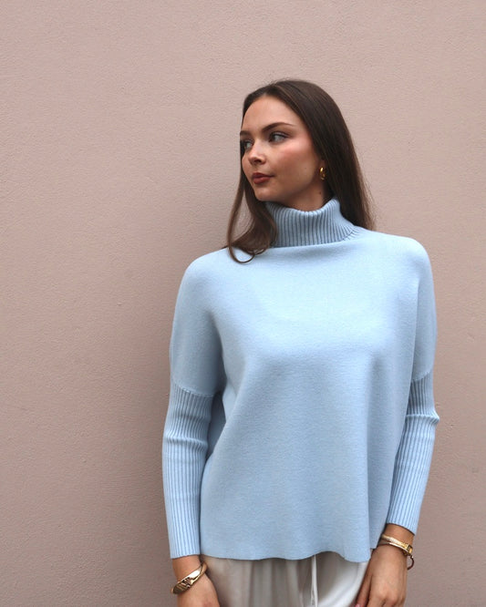 CLARA JUMPER- ICE BLUE