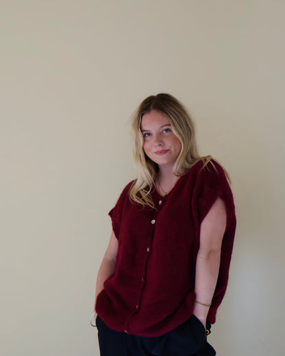 Hattie Jumper Wine Red