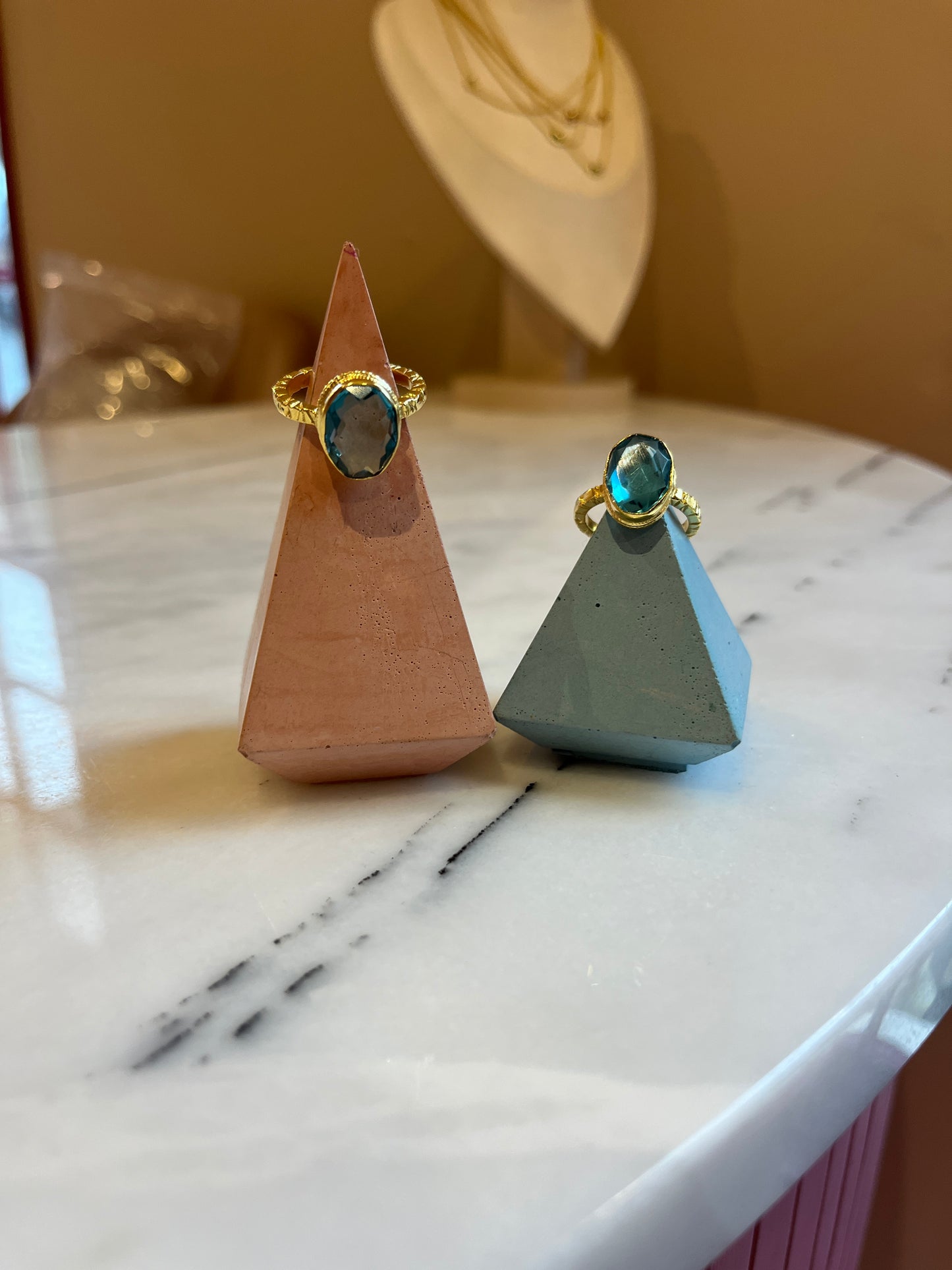 GEMSTONE RINGS - GOLD