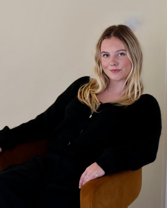 Ottilie Cardigan Black