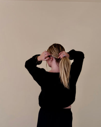 Ottilie Cardigan Black