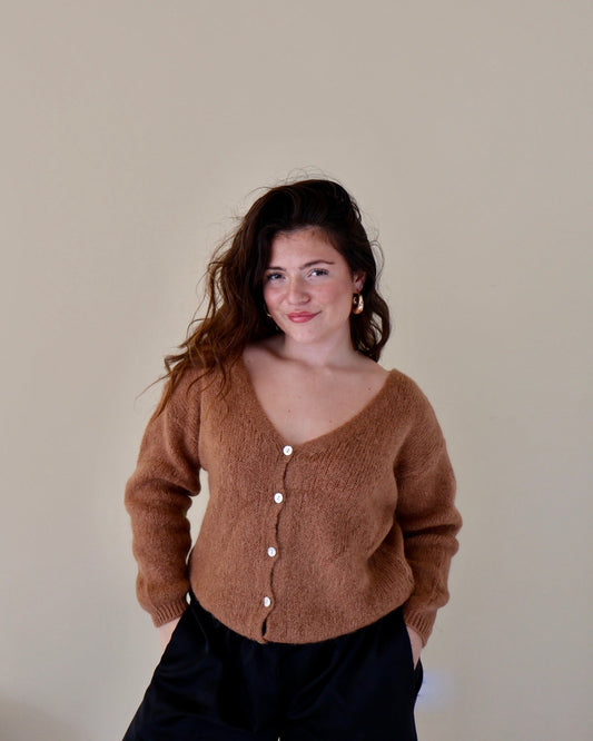 Ottilie Cardigan Camel