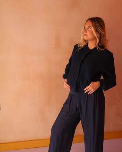 TINA JACKET - NAVY