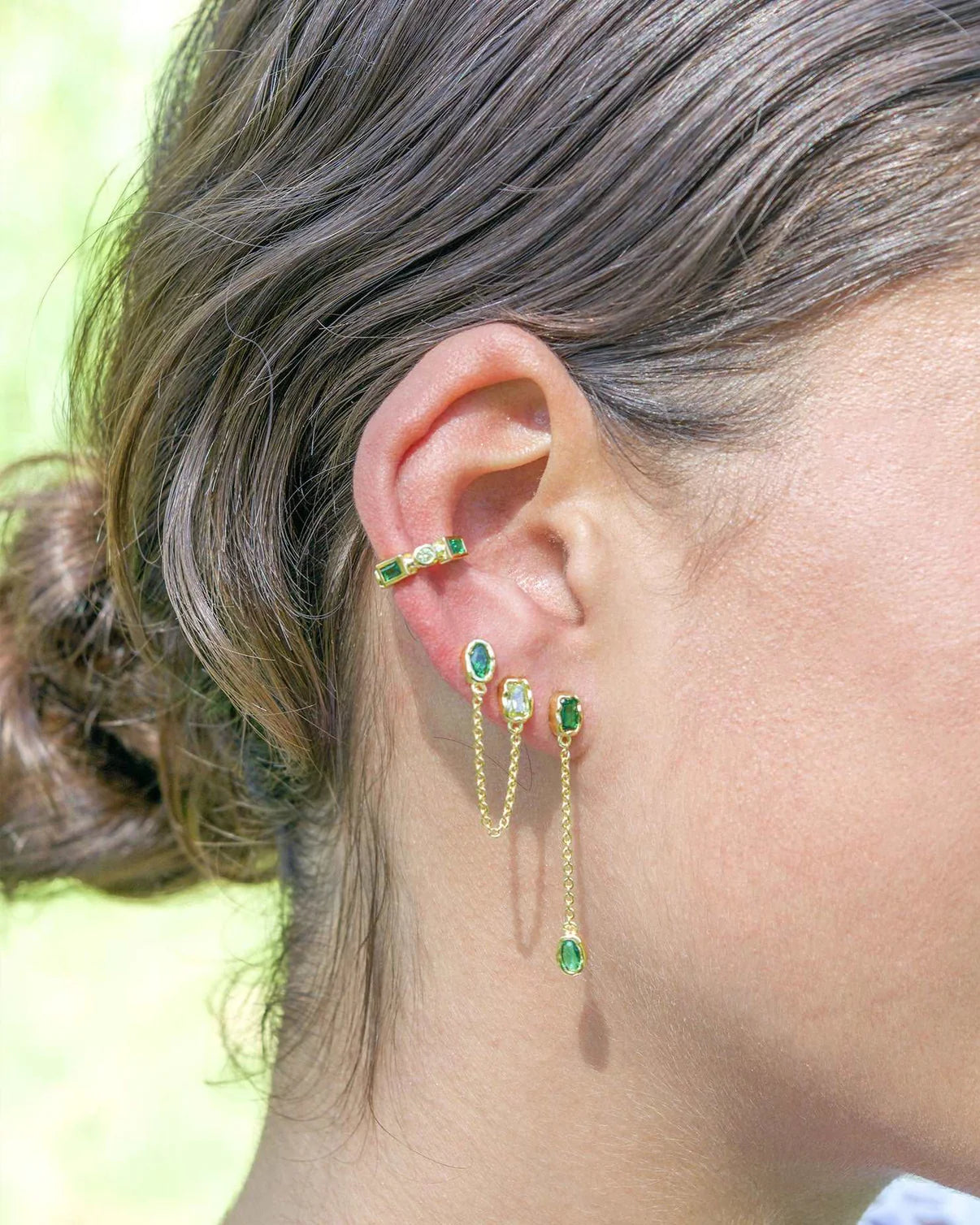 Colour Burst Drop Earrings By Molly Olivia London