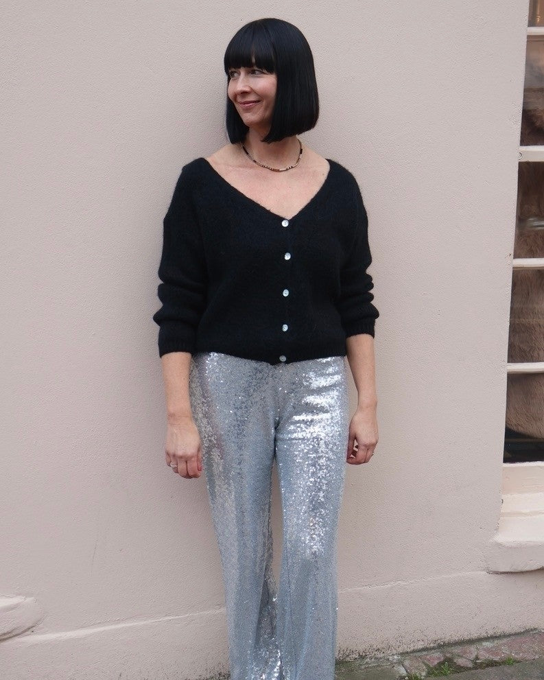 OTTILIE CARDIGAN - BLACK